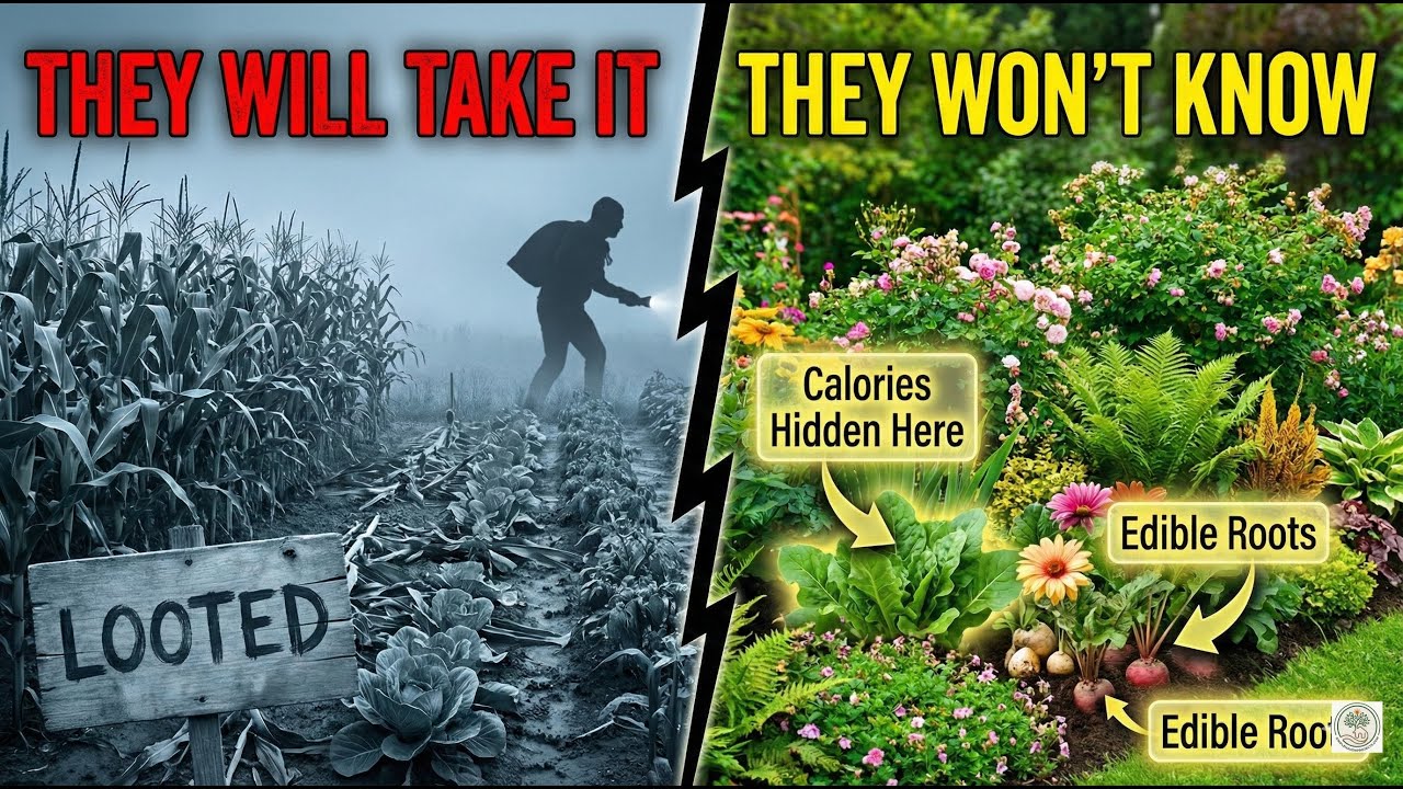 How to Grow a Secret Survival Garden (That Neighbors Won't Notice!) 🤫