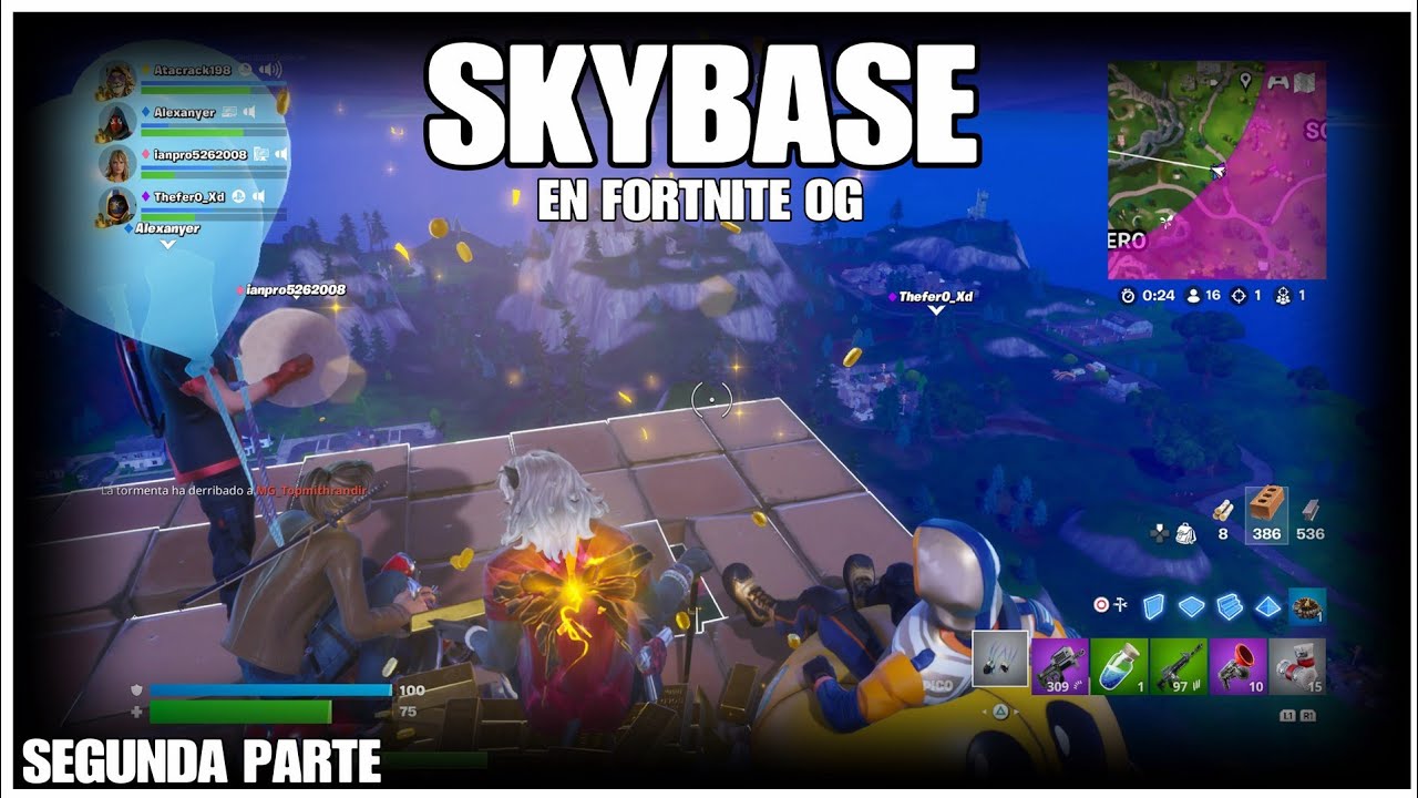 SKYBASE en Fortnite I Segunda parte