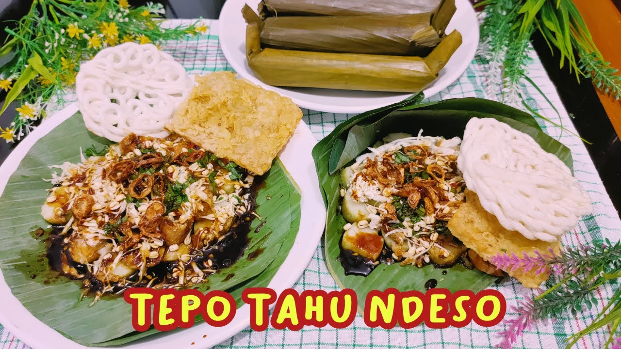 Resep Tepo Tahu Masakan Ndeso Harus Coba !! | Lontong Kecap Enak Banget