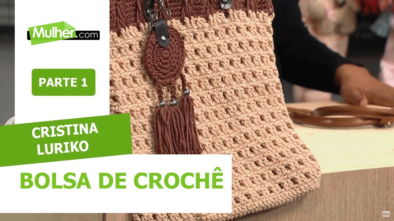 Bolsa de Crochê - Cristina Luriko - 21/08/2019 P1