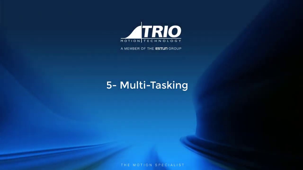 TRIO Motion Tutorial Chapter05 (Multi Tasking)