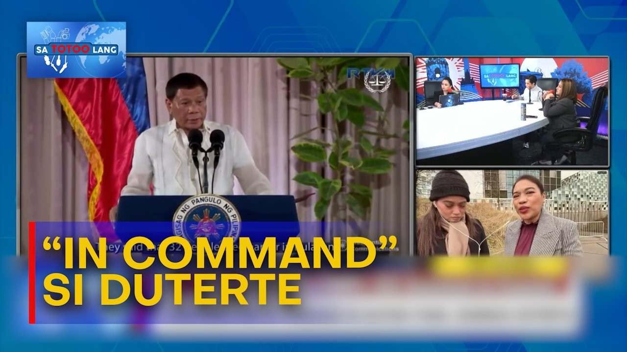Conti: In command si Duterte sa umano’y modus operandi ng EJK | Sa Totoo Lang