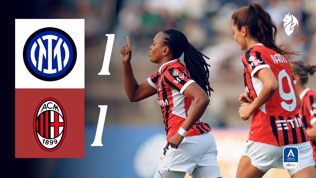 Laurent with a late derby leveller | Inter 1-1 AC Milan | Women's Serie A Highlights