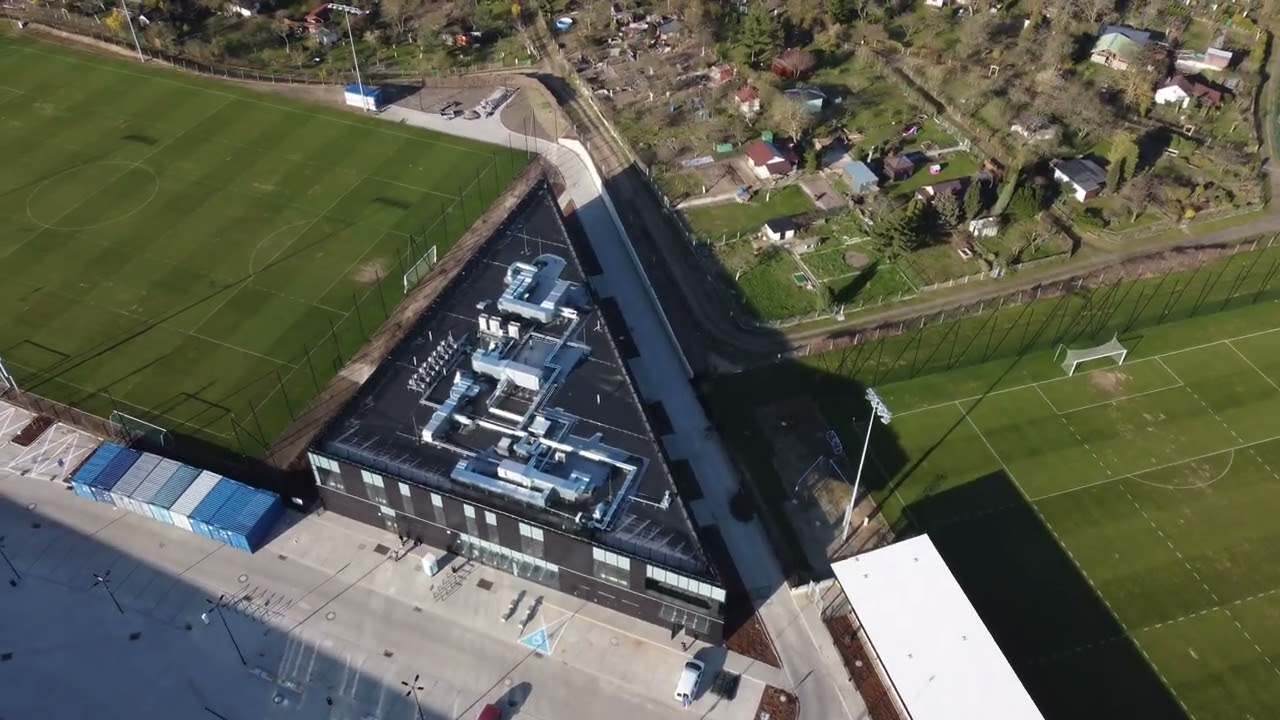 Budowa stadionu Pogoni 13.04.2021