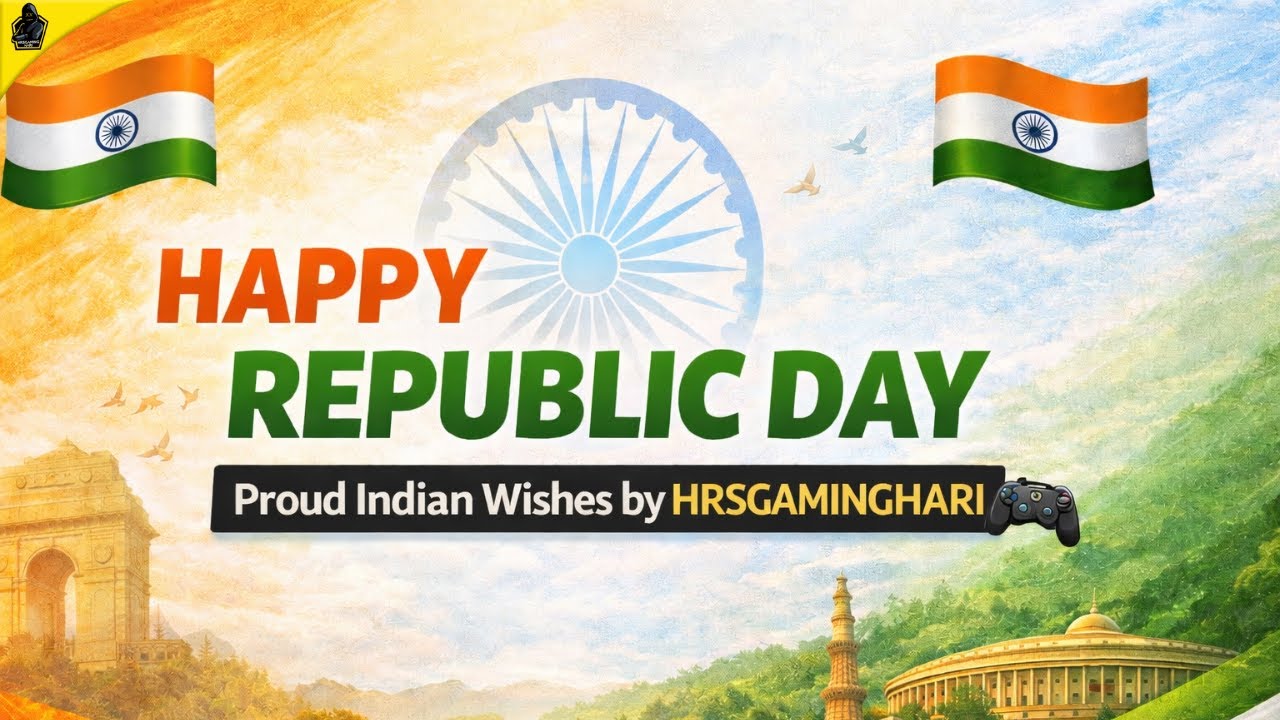 Happy Republic Day | Proud Indian Wishes by HRSGAMINGHARI