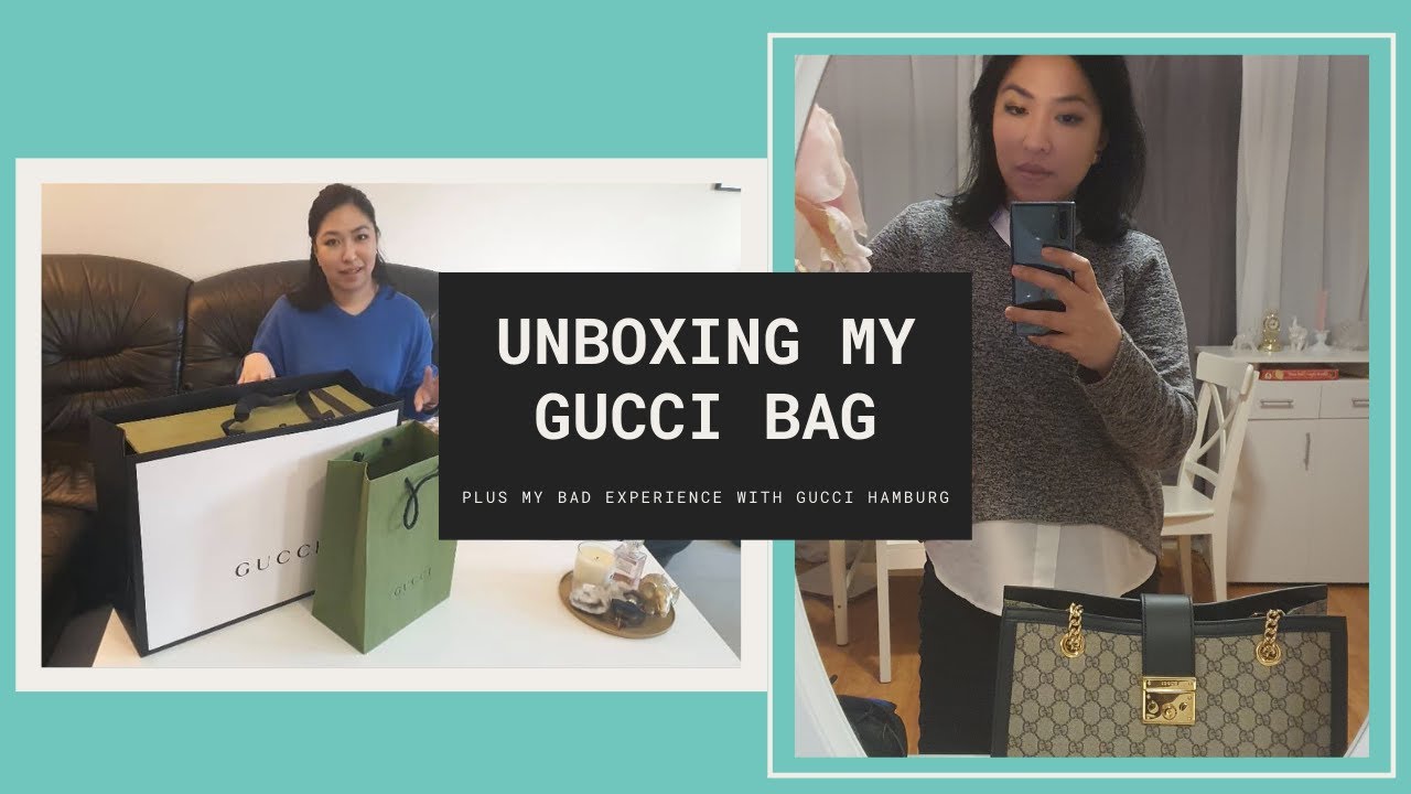 Unboxing Gucci Padlock Medium GG Shoulder Bag | My Bad Experience with Gucci Hamburg Germany Taglish