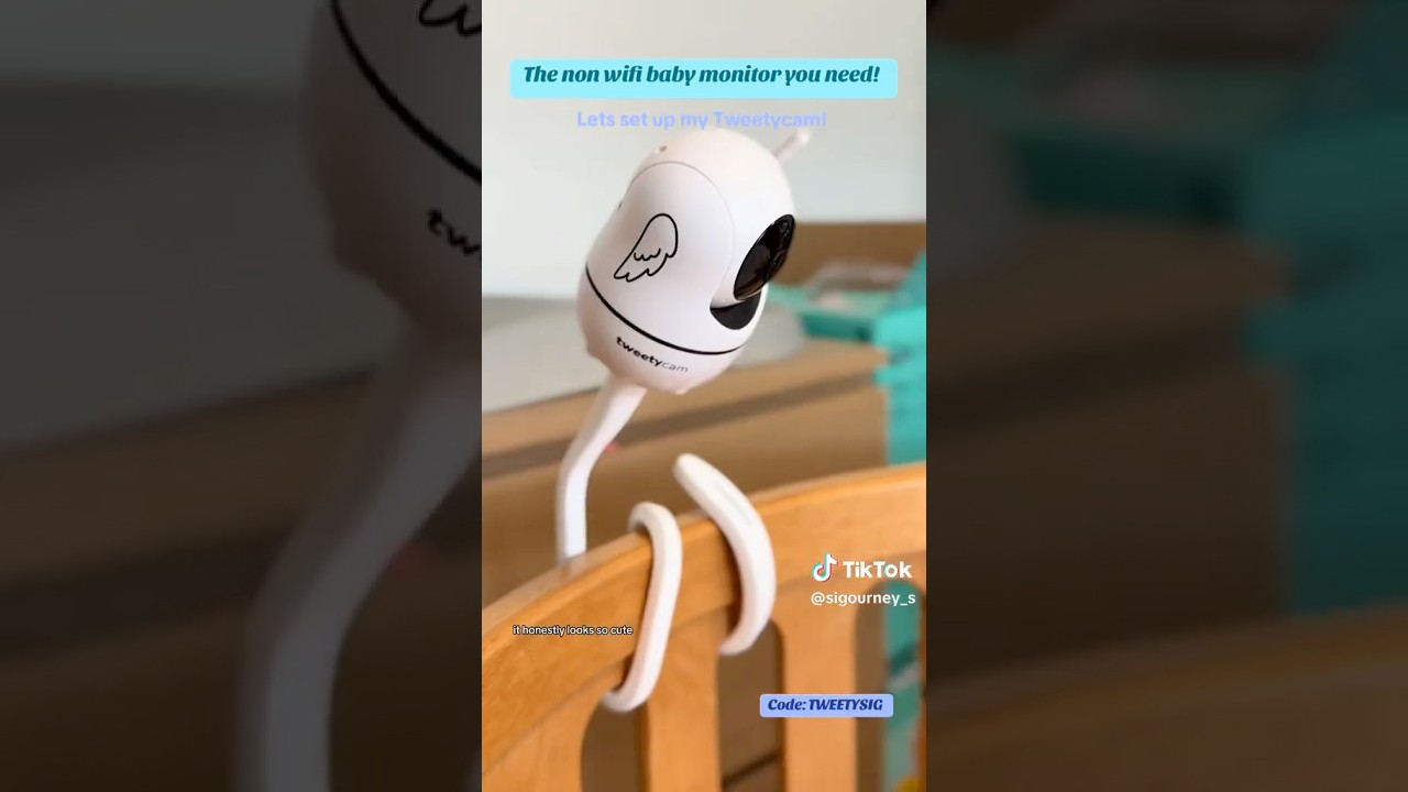 The non-wifi Baby Monitor you need! 📦✨ Let's set up my Tweetycam! 