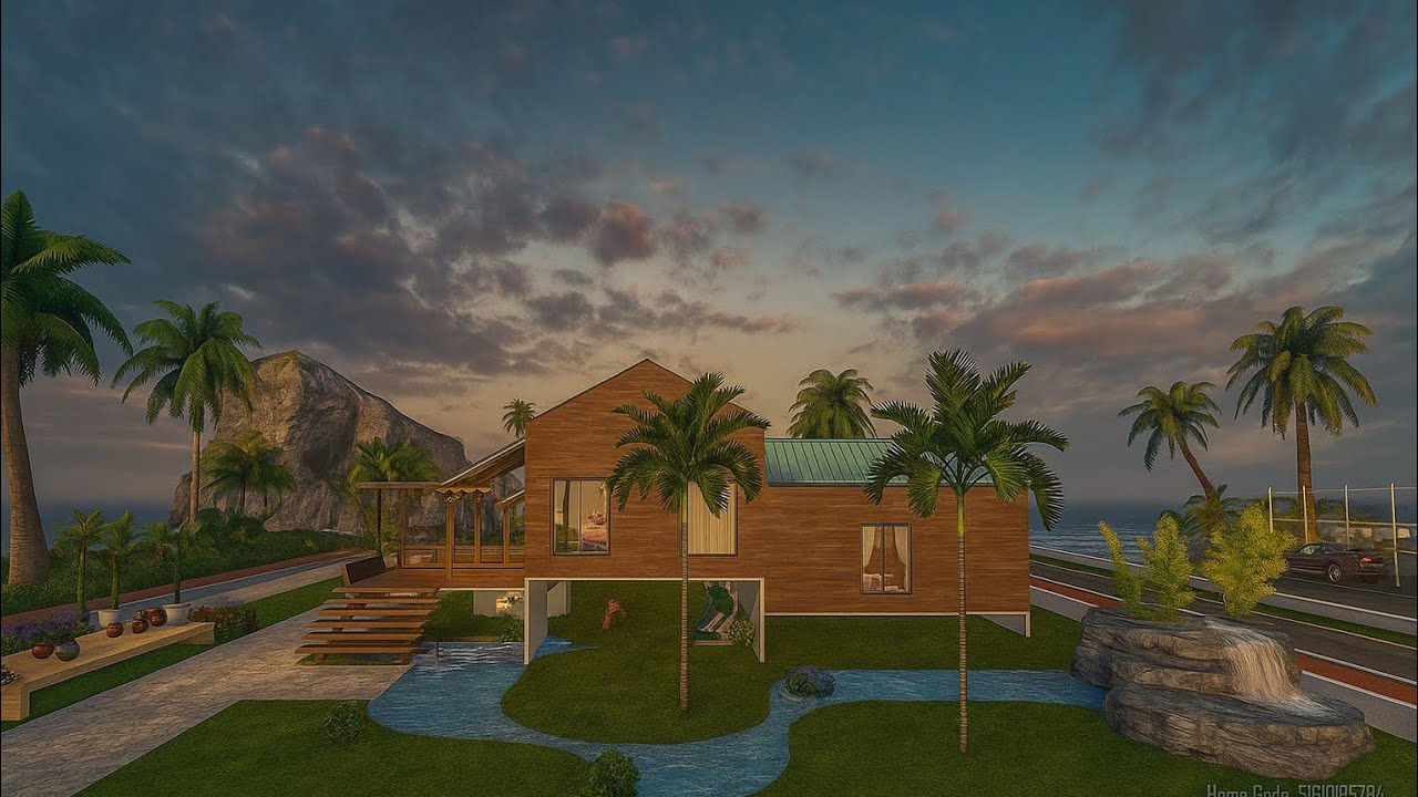 Village house design 🌴 PUBG house level 30!