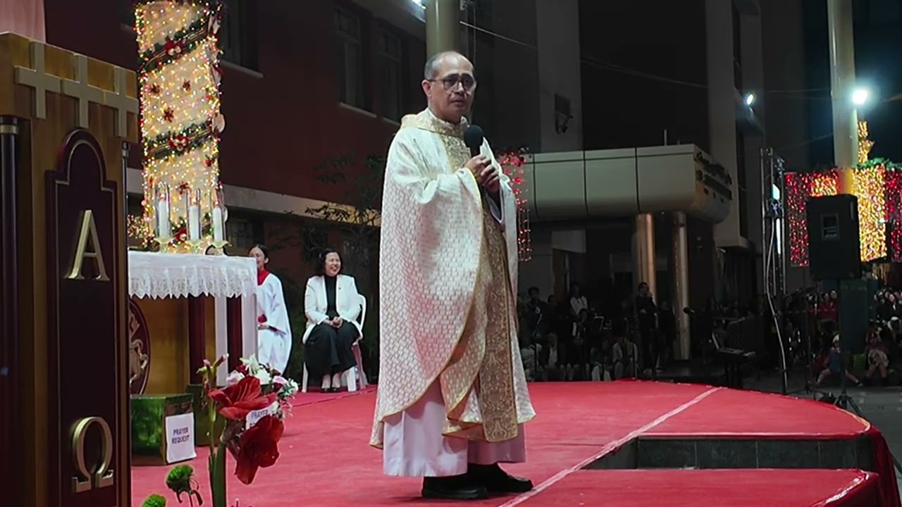 Simbang Gabi 6th days with Fr Chito 