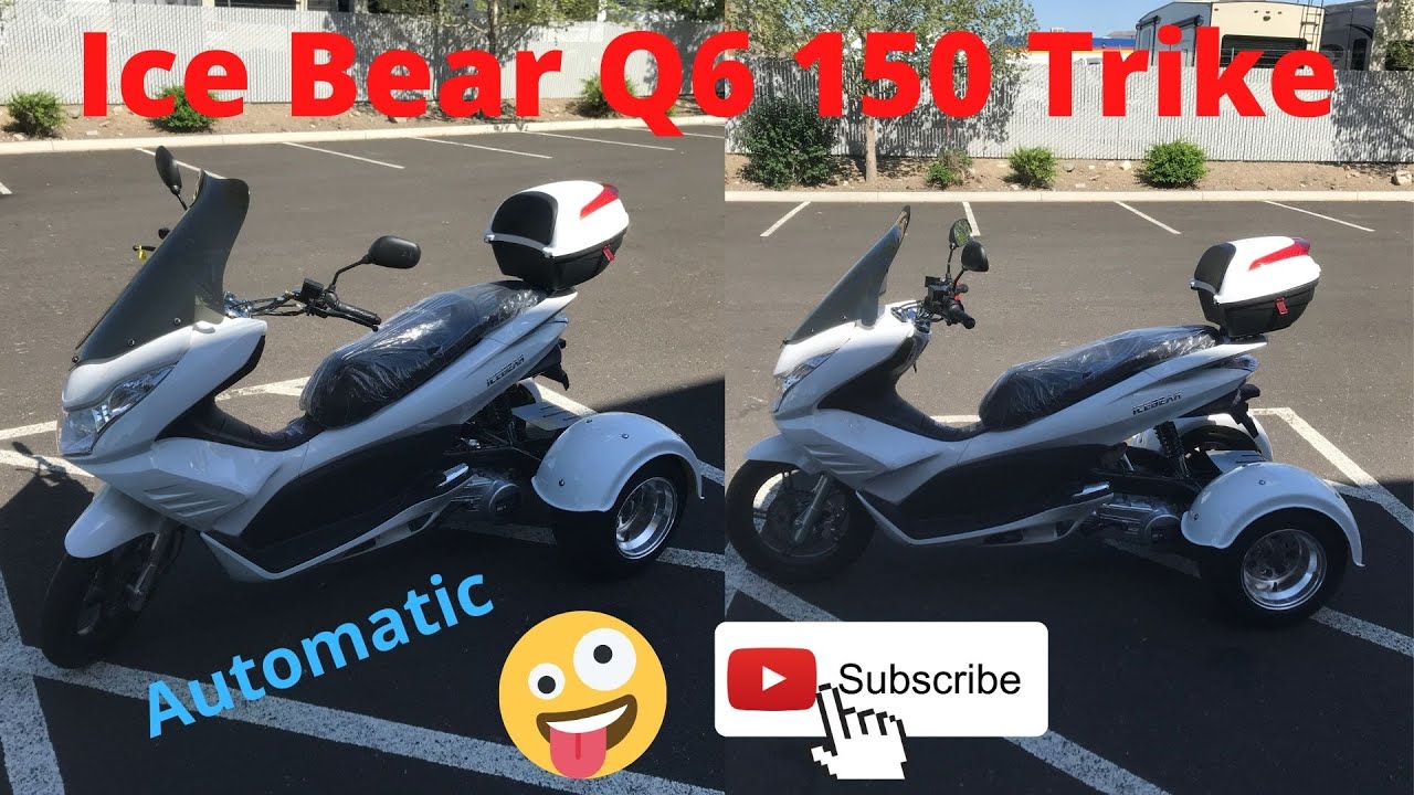 Обзор трёхколёсного самоката Ice Bear Q 6 150 в белом цвете