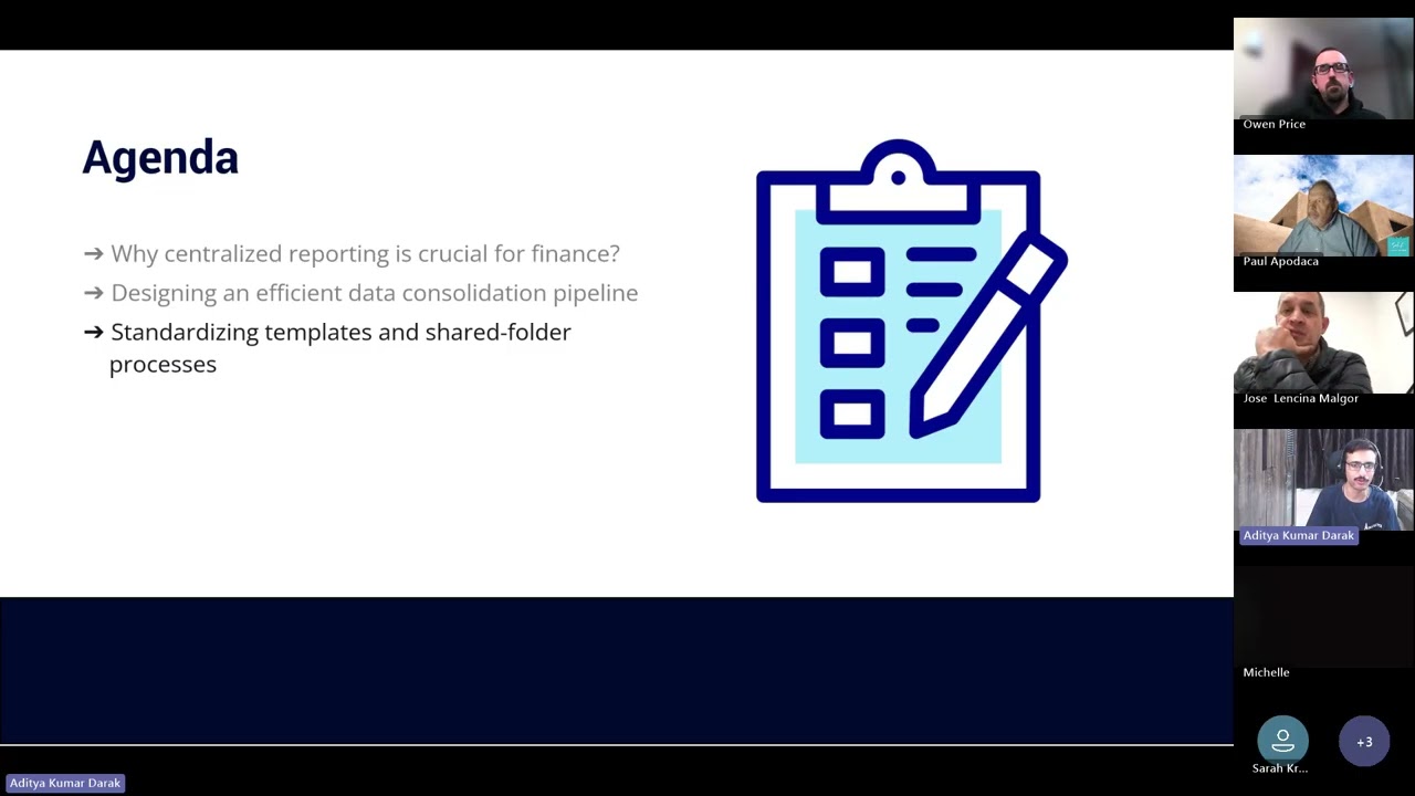 From 100 Sheets to One Report Smart Data Consolidation for Finance Teams with Aditya Kumar Darak