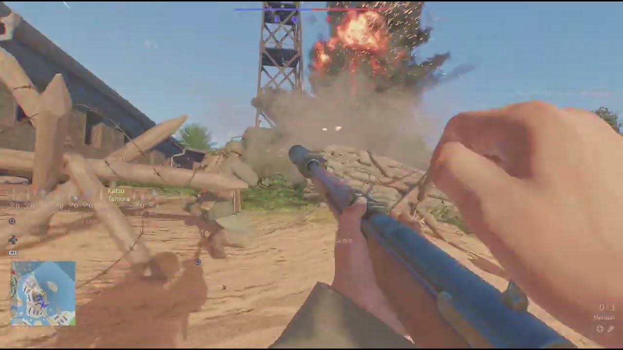 Enlisted (PS5)Pacific War(Axis BR3 150kills):Gavutu (Confrontation)No Commentary 2601270548