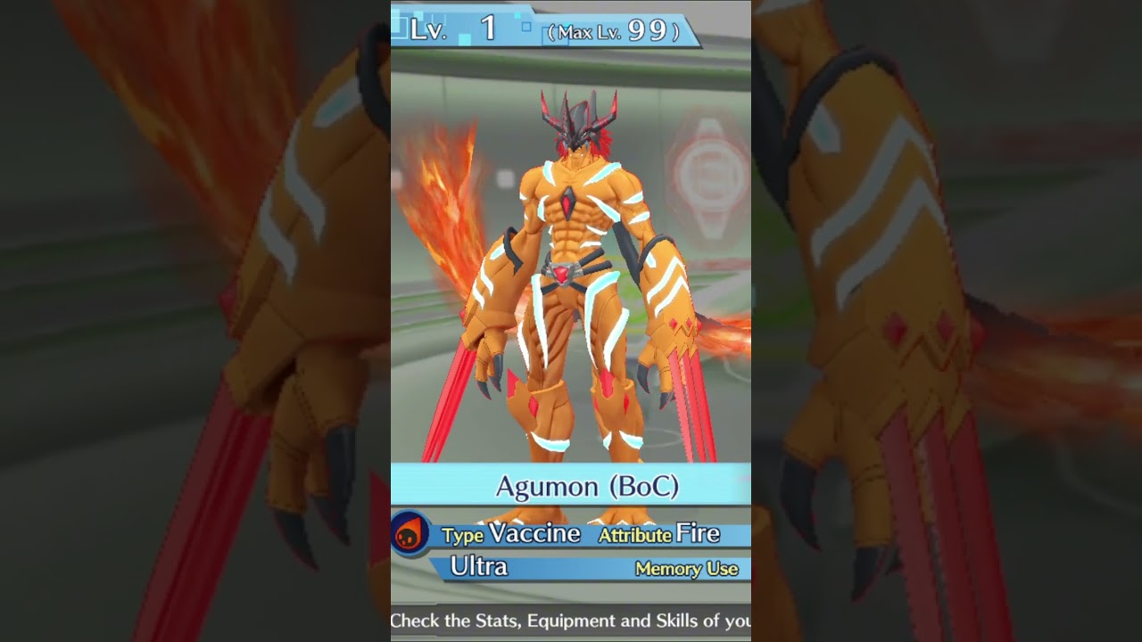 Showcase Digimon and Skill Agumon (Bond of Bravery) BoB - Digimon Story: Cyber Sleuth Mod