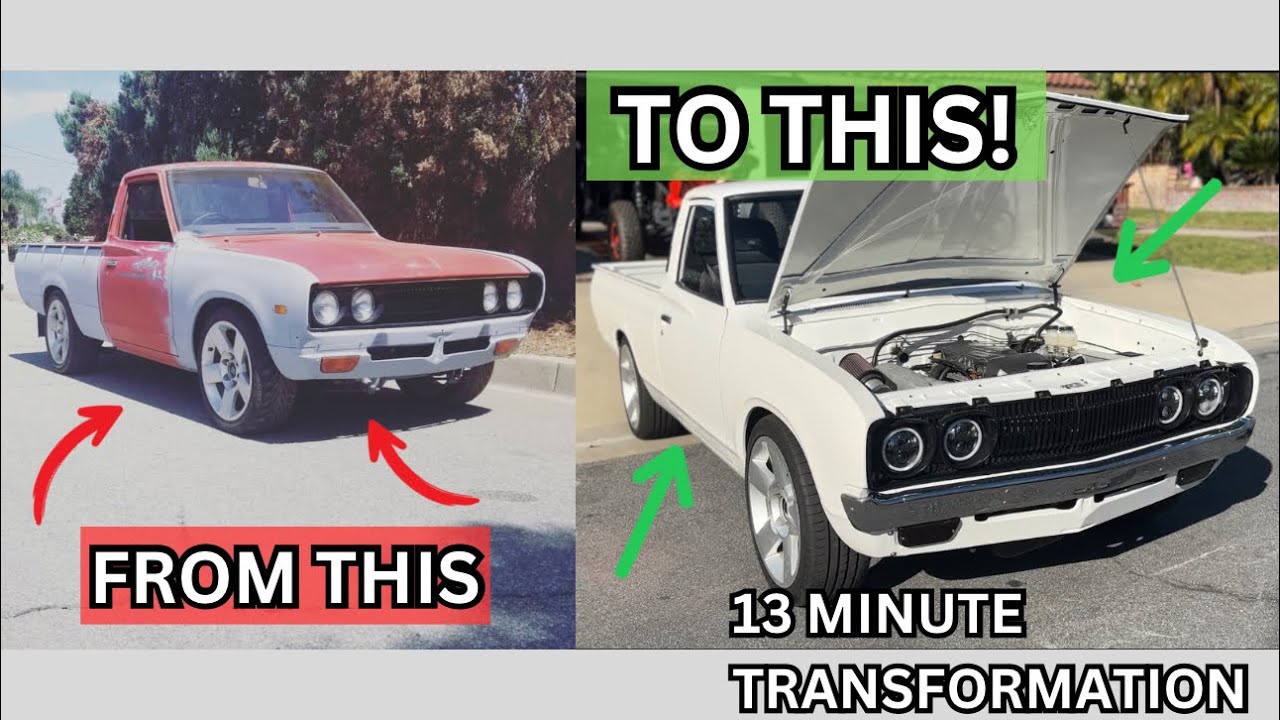 СБОРКА DATSUN 620 ЗА 13 МИНУТ!!