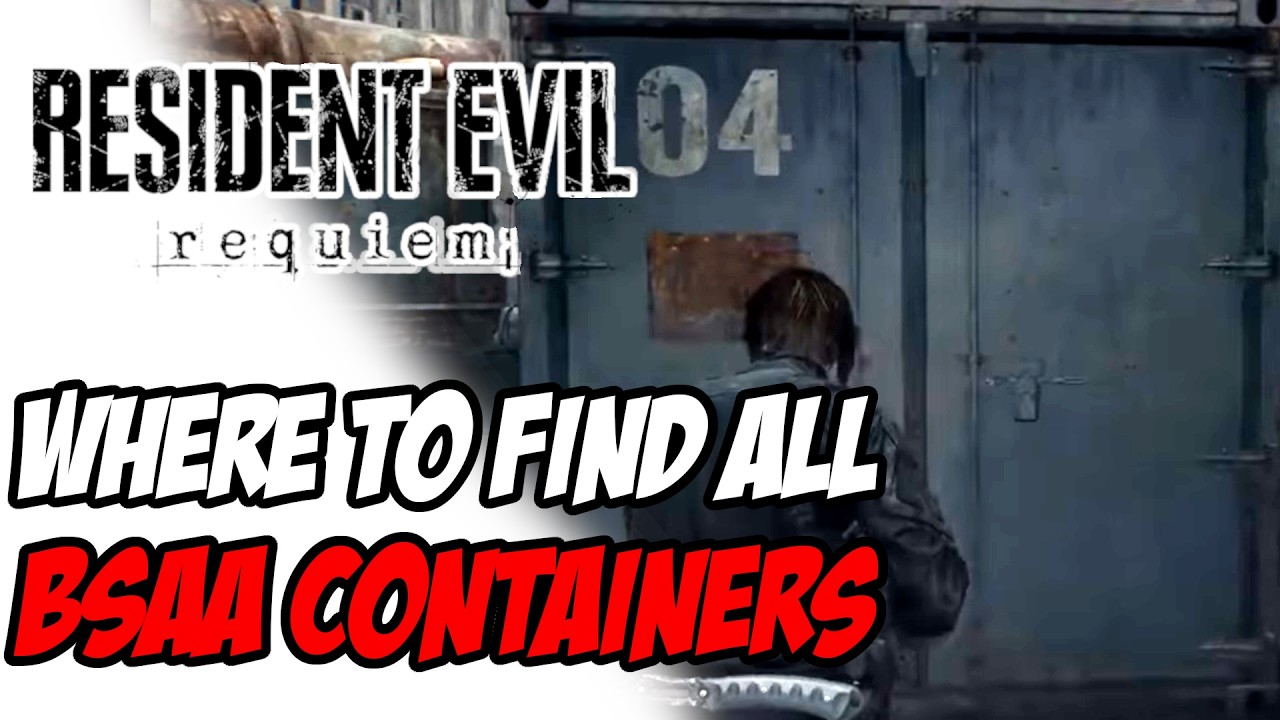 Resident Evil 9 Trophy BSAAll Mine - All BSAA Container Locations RE 9 Requiem