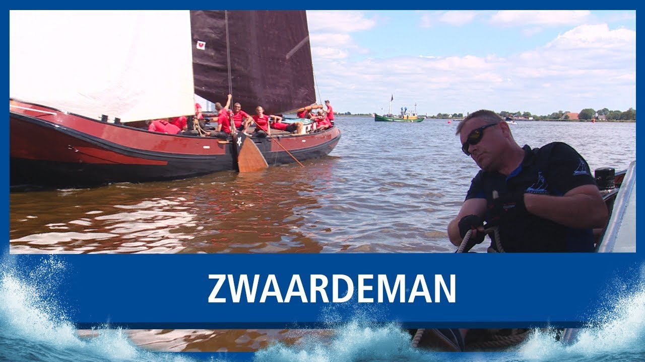 In functie op het skûtsje: de zwaardeman
