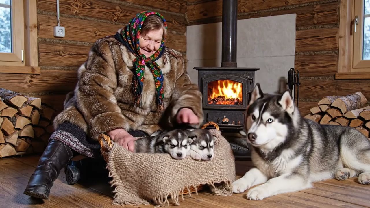 92-Year-Old Widow Rescues a Freezing Husky Pup at −71°C | Siberia Survival