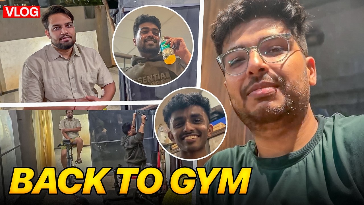 Back to GYM 🏋️‍♂️💪 Kab Tak 😂 - Vlog