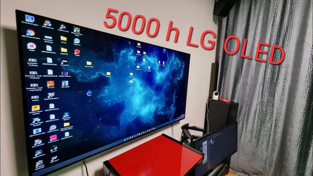 TEST NA WYPALENIE LG OLED BX 2020 #37 BURN IN rok  10h/7