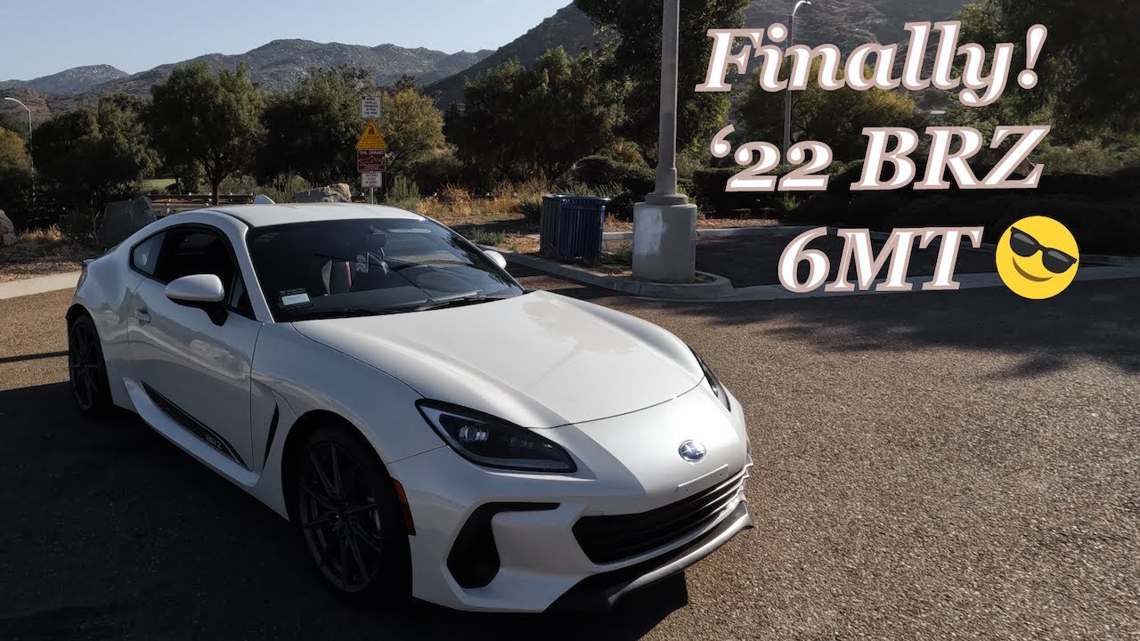My new 2022 Subaru BRZ! Limited - 6MT Crystal White Pearl