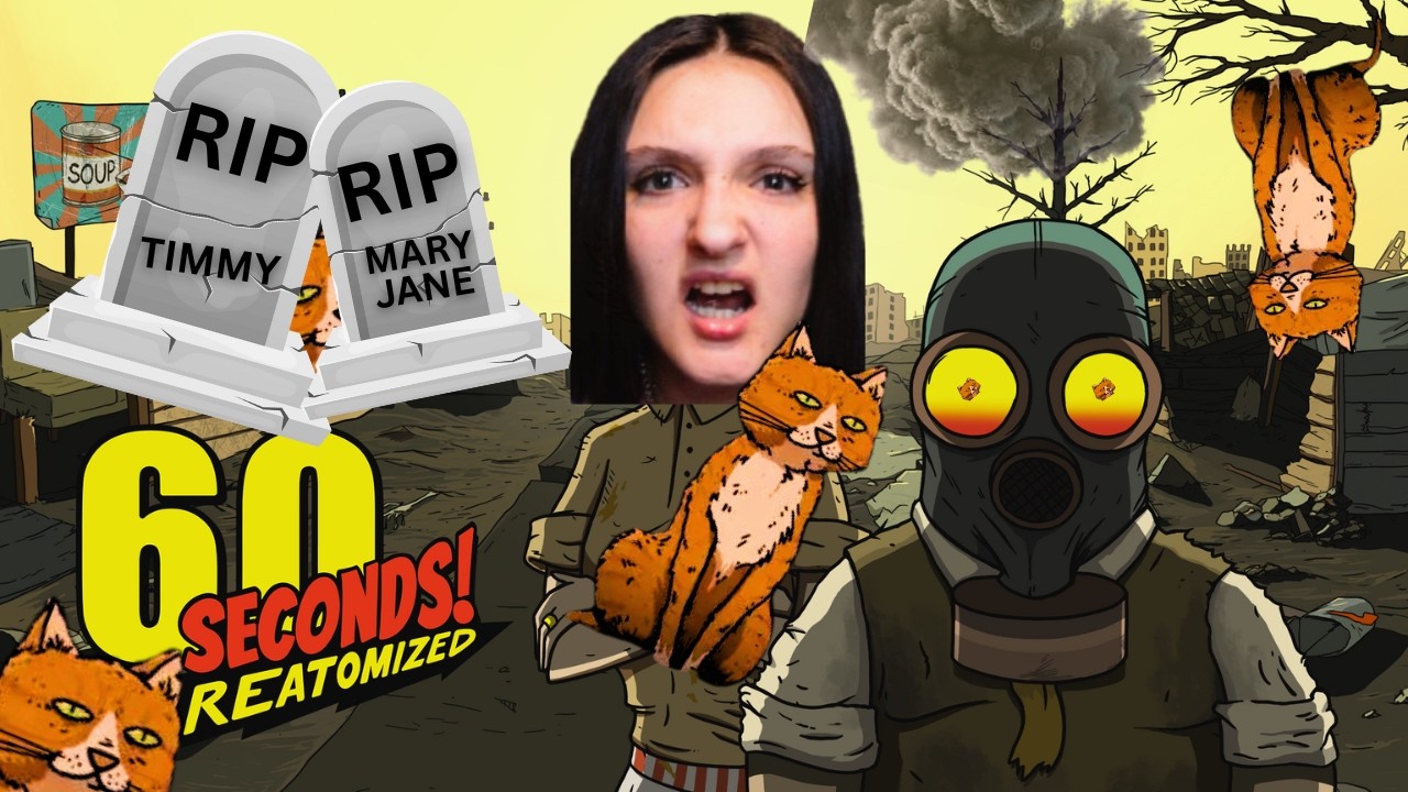 Can You Survive a NUCLEAR APOCALYPSE by being a terrible parent? #60seconds #gaming #simulator