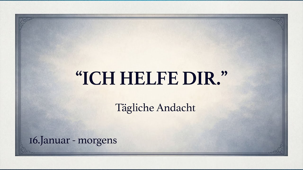 Wenn deine Kraft endet, fängt seine Hilfe an | Spurgeon Andacht (deutsch)