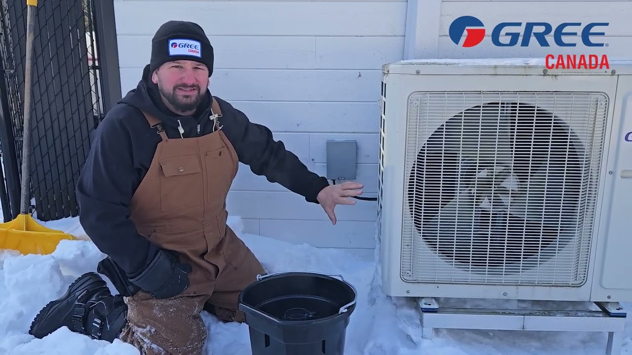 Entretien de votre thermopompe GREE en cas d'intemp&eacute;ries hivernales ❄️