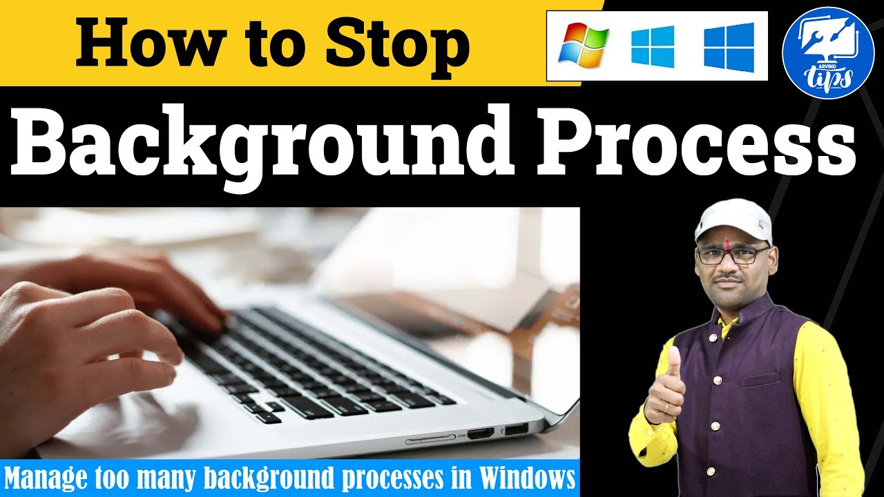 How to Stop Background Processes in Win 10, 11 | How to End Windows Background Process in Hindi