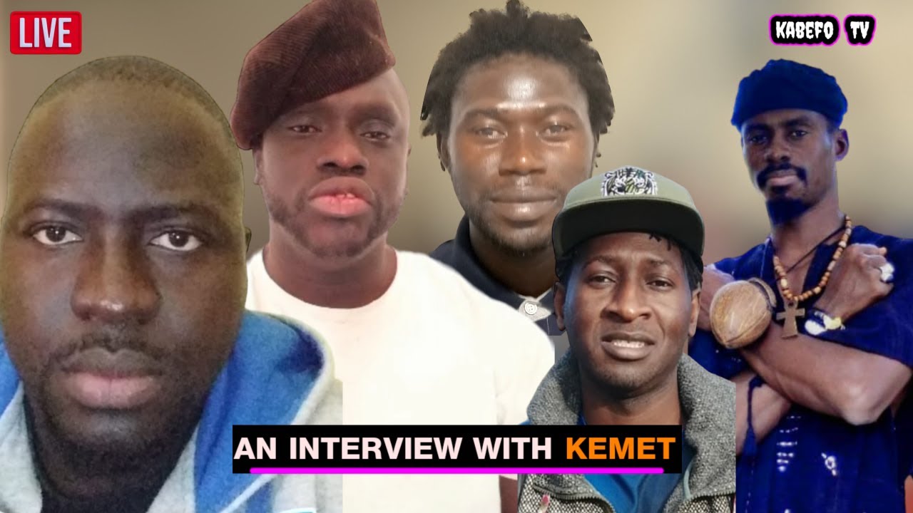 An interview with 3 members of kemet, Ebrima Ceesay, snk 2ray  and kunta