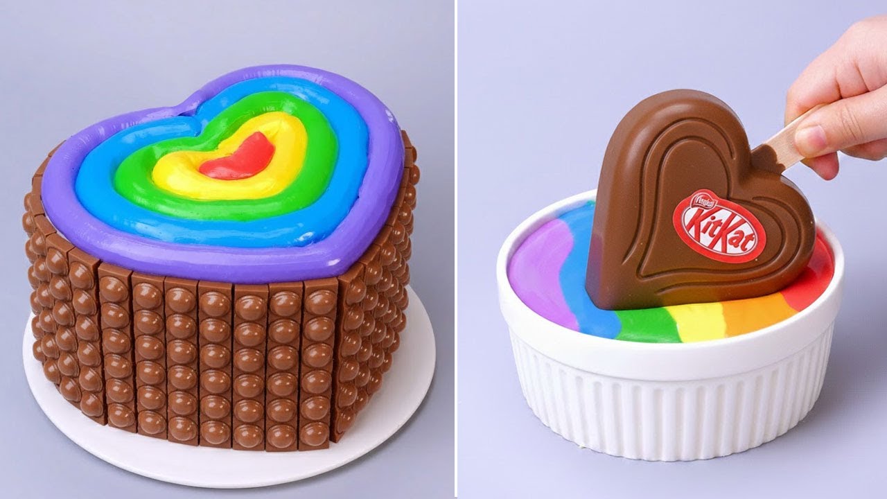 DIY Rainbow Chocolate Cake Compilation | Easy & Creative Cake Decorating Recipes