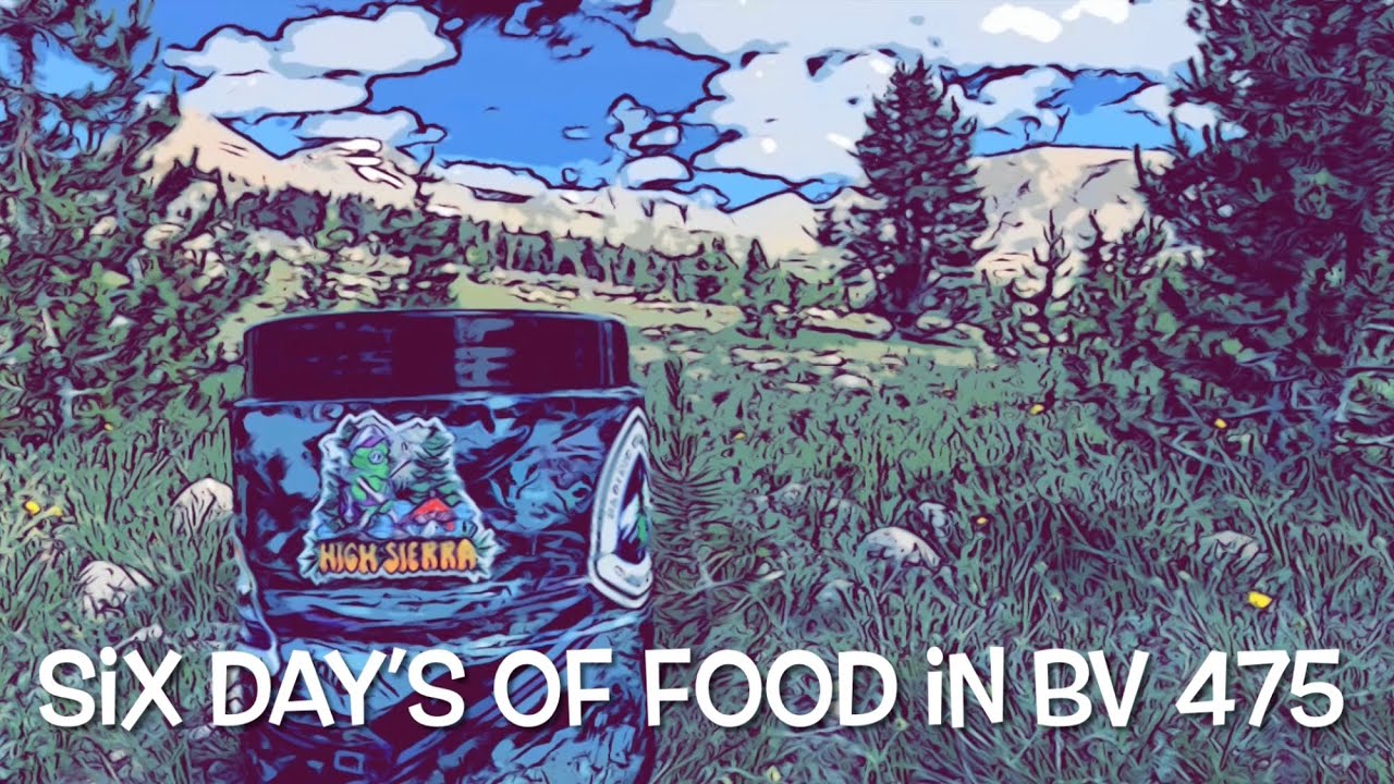 How I fit six day&rsquo;s of Food in the BearVault 475 on the PCT