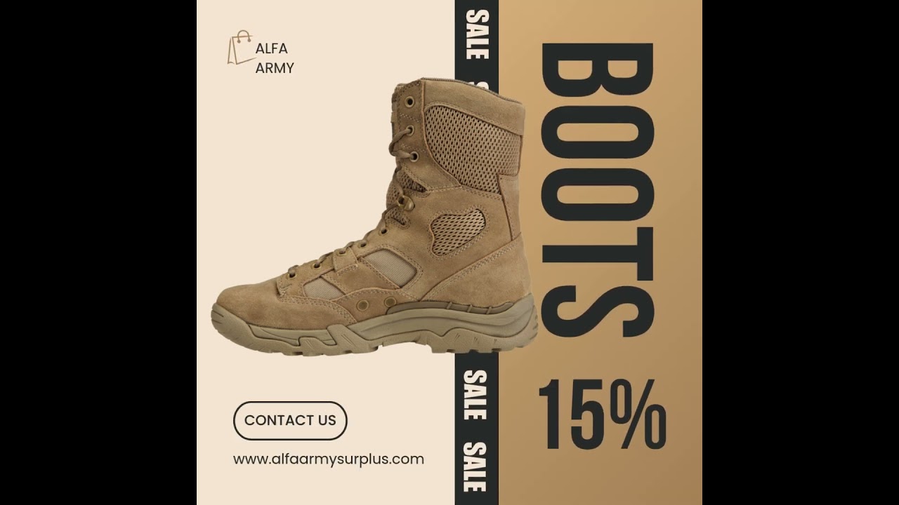 Alfa Army Surplus Military Boots