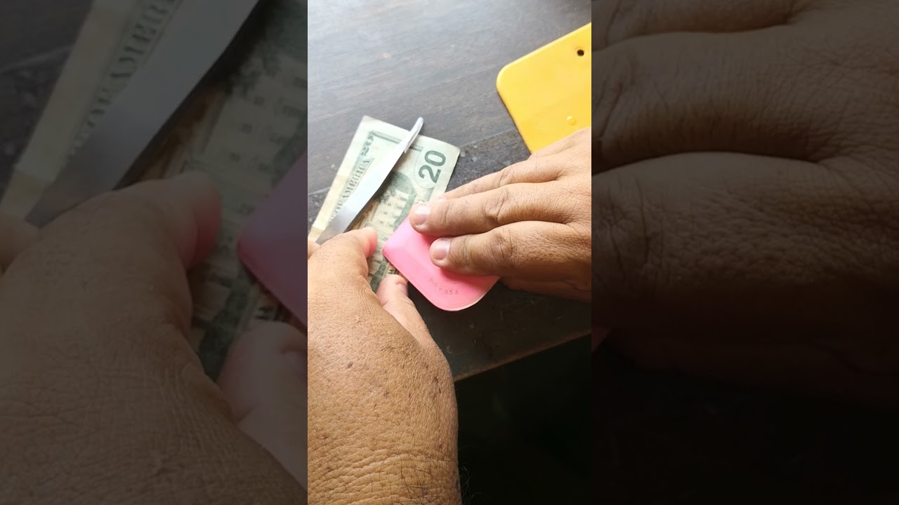 Como Reparar Billete de $20 Con Super Glow