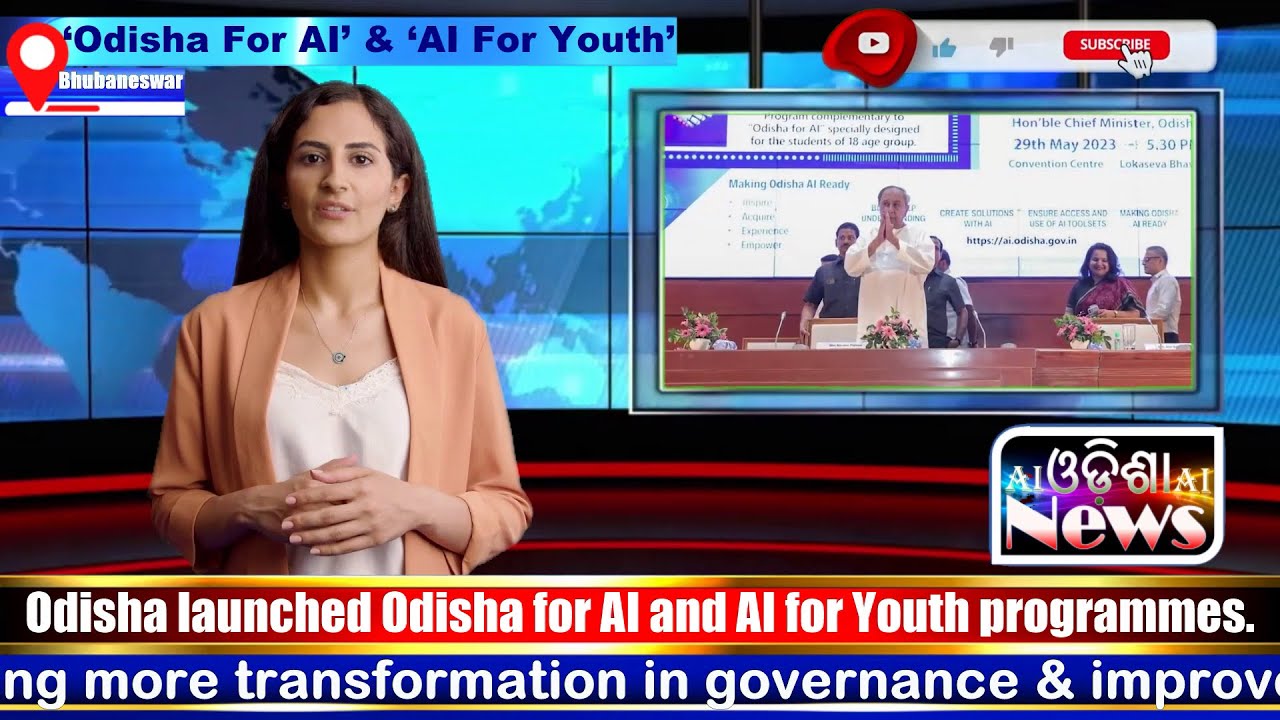 Odisha Govt. launched Odisha for AI and AI for Youth programmed at Bhubaneswar. @odishaainews,