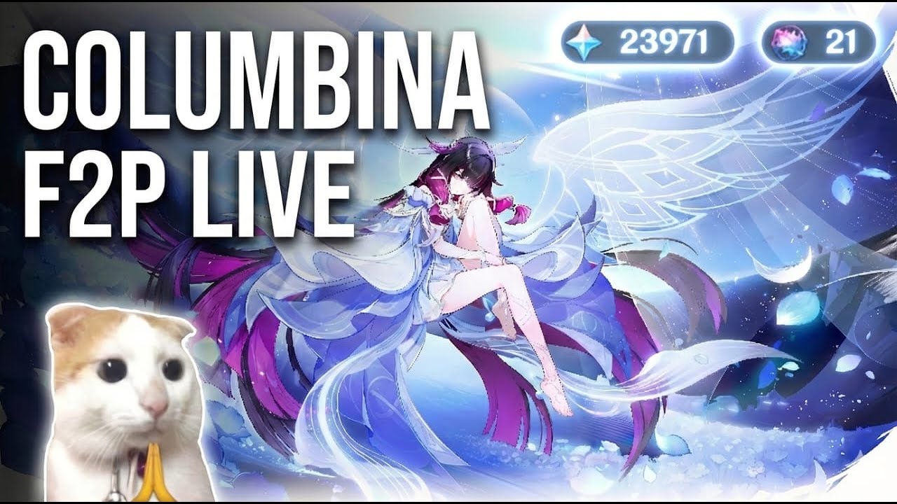 Finally Pulling Columbina 💎 | F2P LIVE (I Was Late 😭)