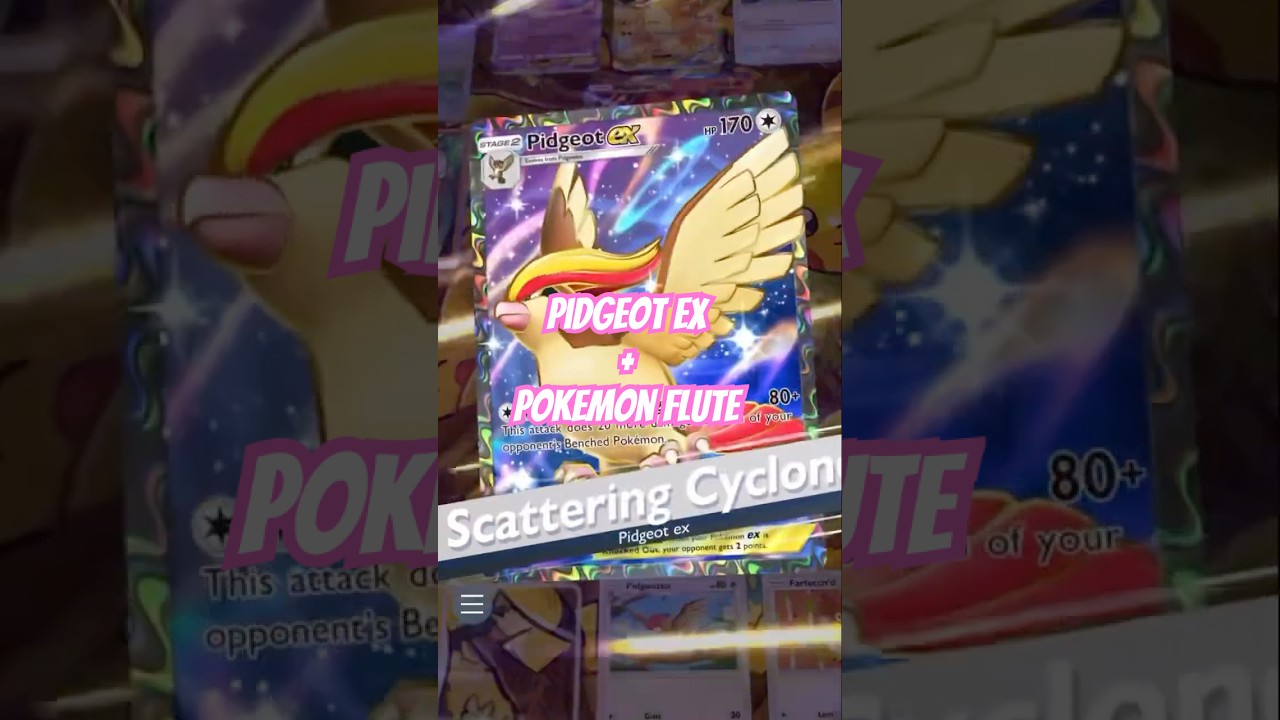 The Best Pokemon TCG Pocket Non-Meta Combo Strategy! Pidgeot EX + Pokemon Flute Combo !