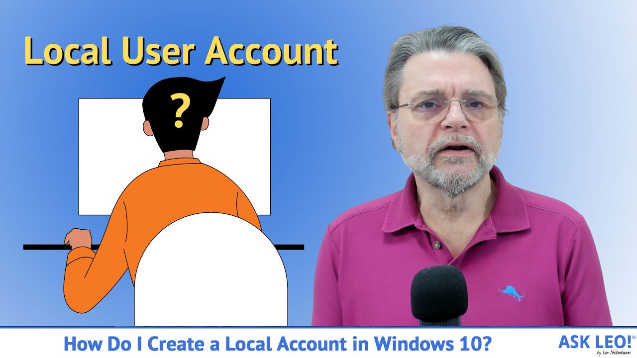 Как создать локальную учетную запись в Windows 10?