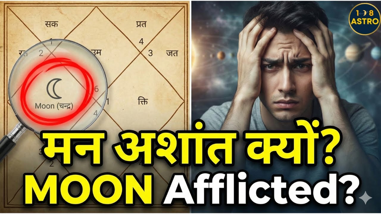 Why You Feel Depressed 6 Signs in Your Kundli (Mental Health & Astrology) by 108 Astro