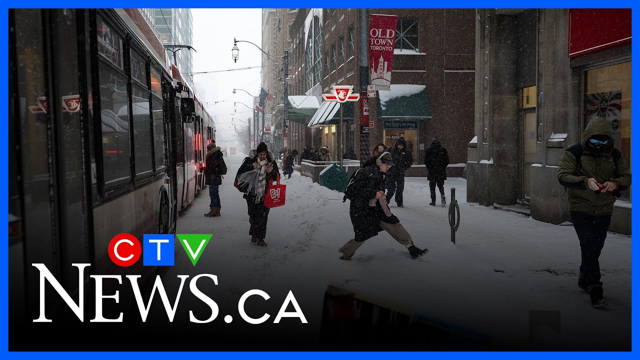 ‘Stay home’: Thousands of crashes reported as winter storm pounds the Toronto area