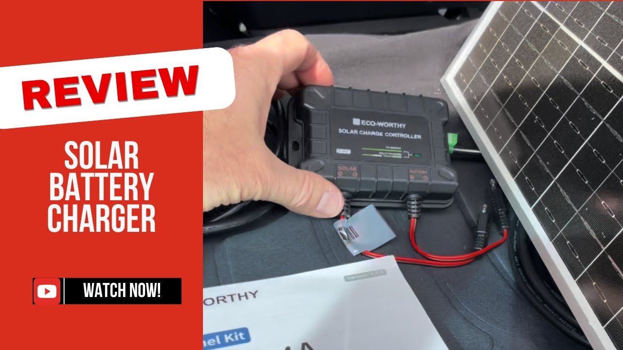 Best Way to Maintain Our Sprinter Van Battery? Eco Worthy Solar Battery Charger Review