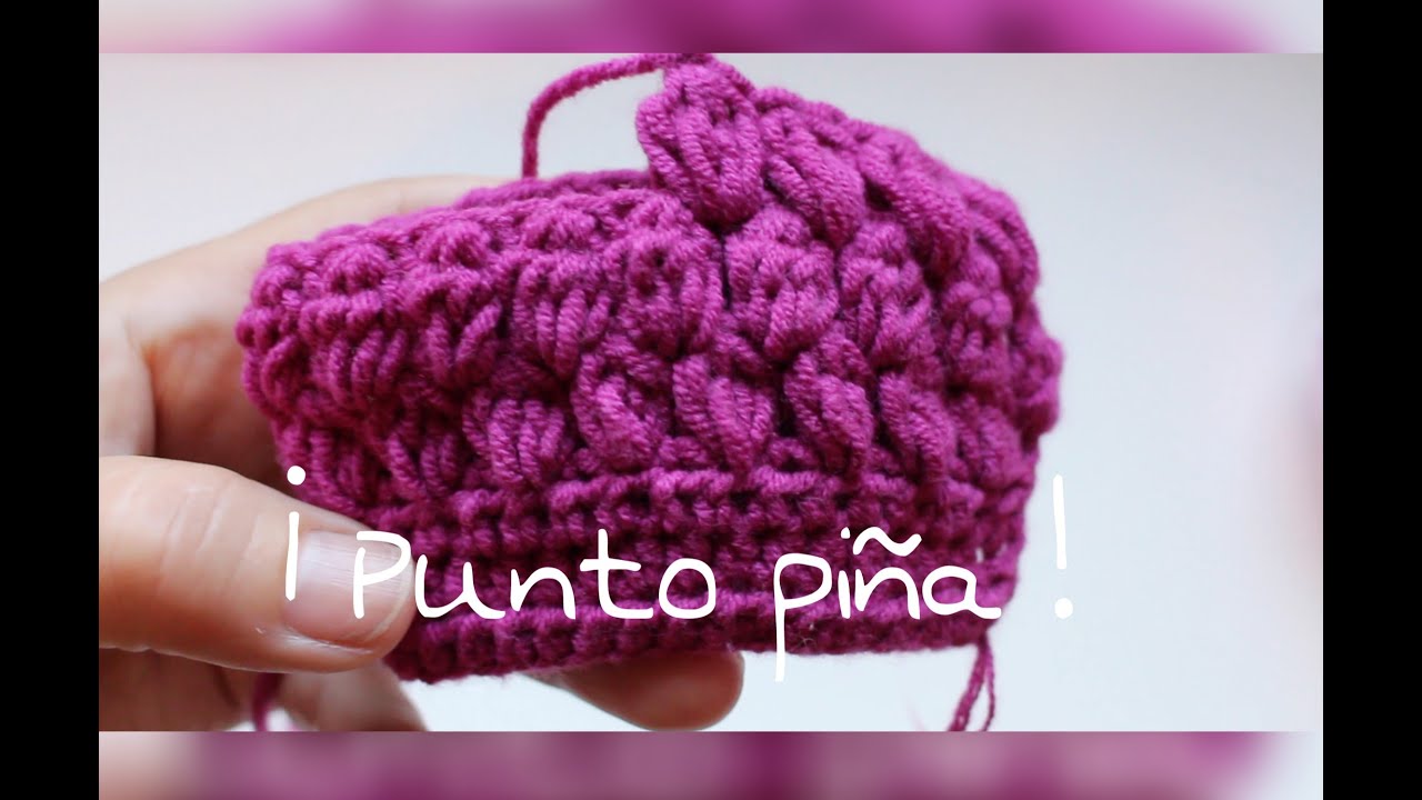 DIY , Punto piña paso a paso/ cucaditasdesaluta