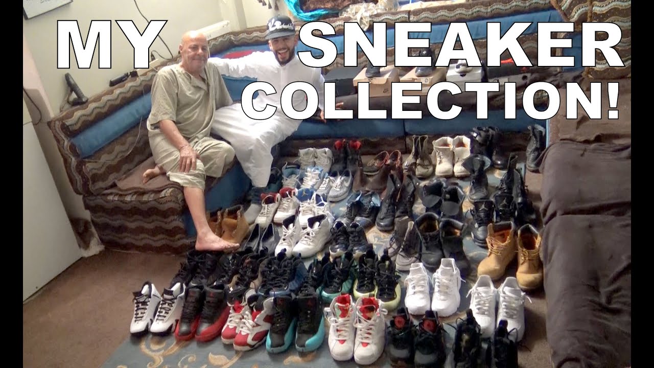 MY DAD REACTS TO MY SNEAKER COLLECTION!