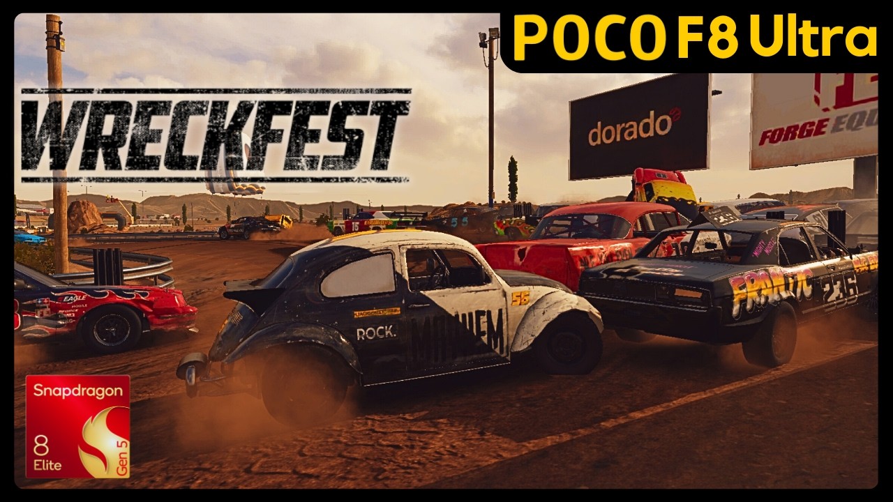 Wreckfest | Xiaomi Poco F8 Ultra | 16/512 | Snapdragon 8 Elite Gen 5 | Max Settings
