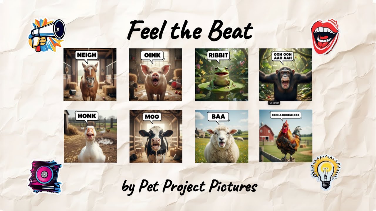 Say The Word On Beat | Animal Sounds Challenge | 5 Levels (Easy to Expert) | Can You Beat Level 5?