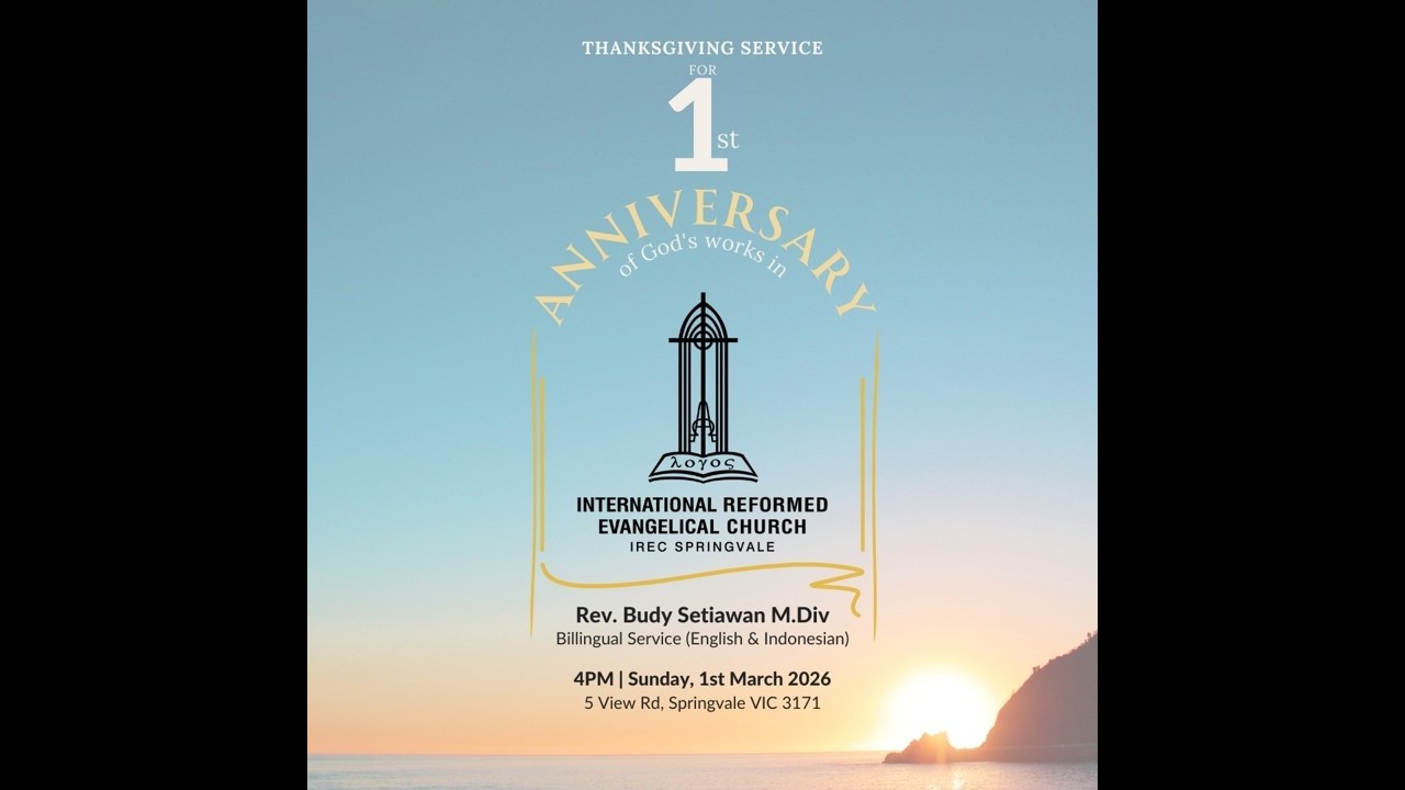 IREC Springvale 1st Anniversary Service