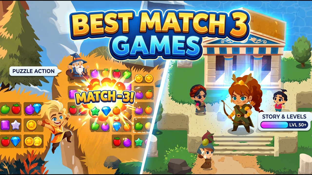 Stop Playing Casual Puzzlers: Try These Match-3 Games Instead