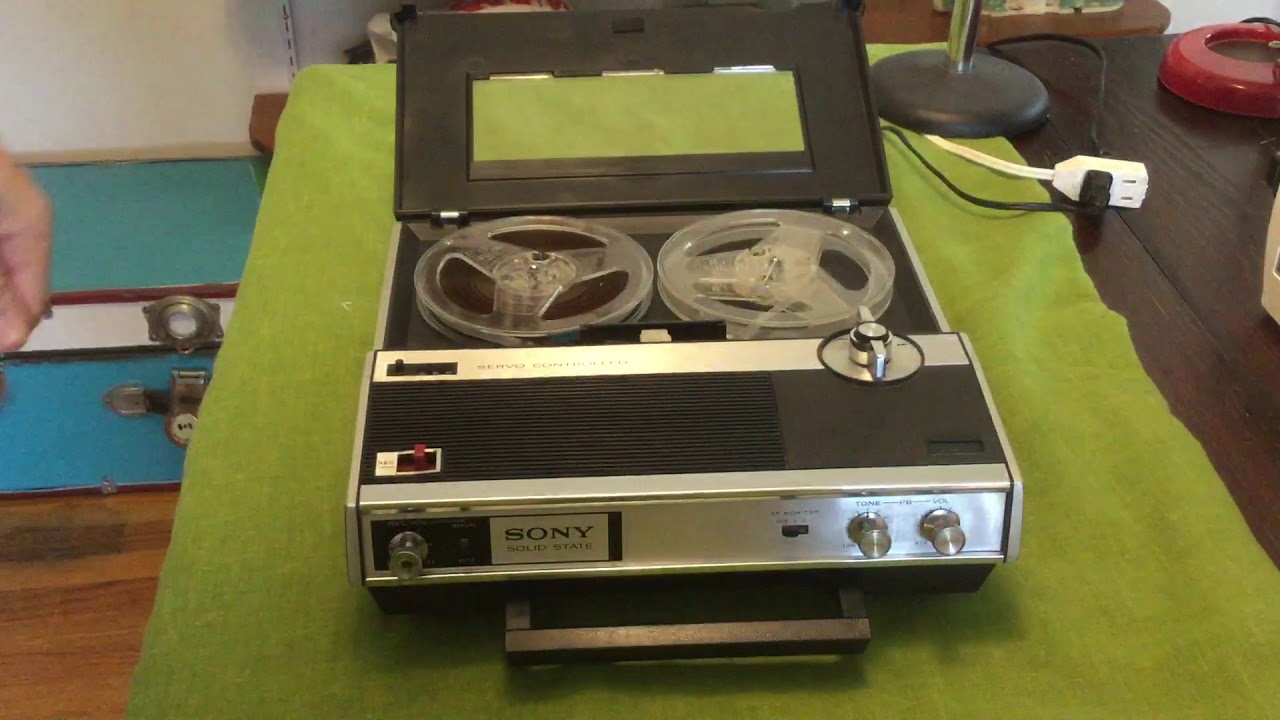 The Sony TC-222-A Portable Reel-to-Reel Tape Recorder