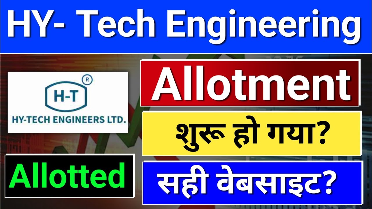 Hy-Tech Engineers ipo allotment,  hy tech engineers ipo.  hytech engineers ipo