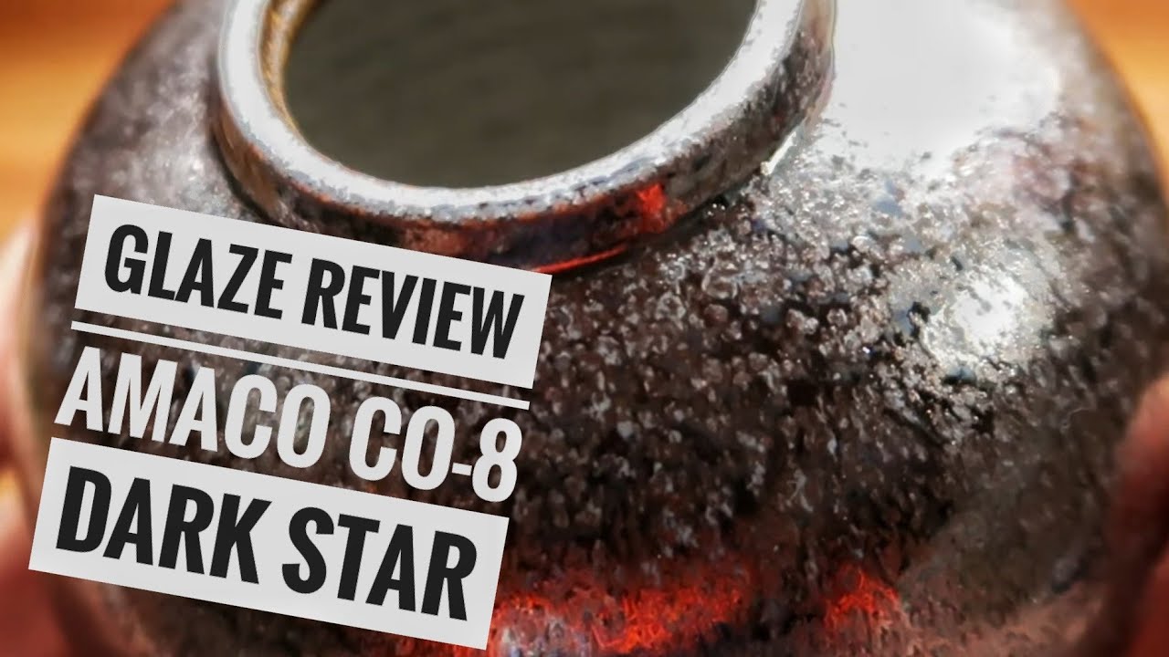 Обзор глазури AMACO CO- 8 dark star- COSMOS
