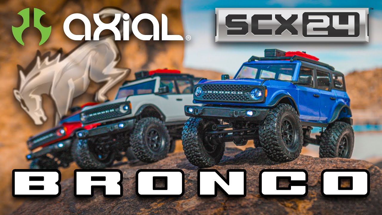 Axial&reg; SCX24&trade; Ford Bronco 4WD RTR